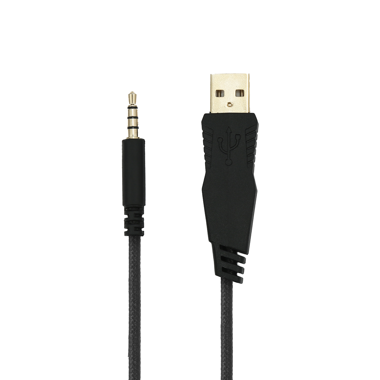 Redragon H510 Zeus USB cable 3.5mm Male Audio AUX Jack to USB 2.0