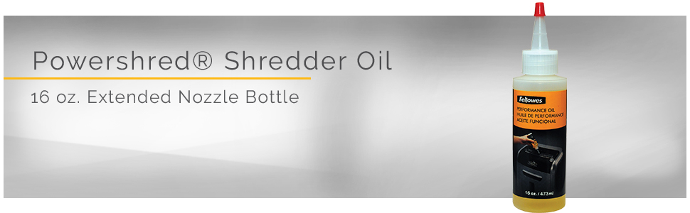 Fellowes Powershred Performance Shredder Functional Oil