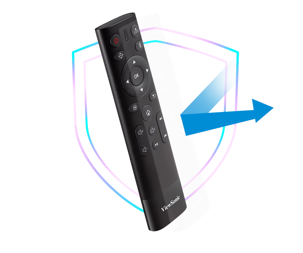 ViewSonic M1+_G2 Portable Smart Wi-Fi Projector w/ Dual Harman Kardon Bluetooth Speakers HDMI USB Type C & Built-in Battery