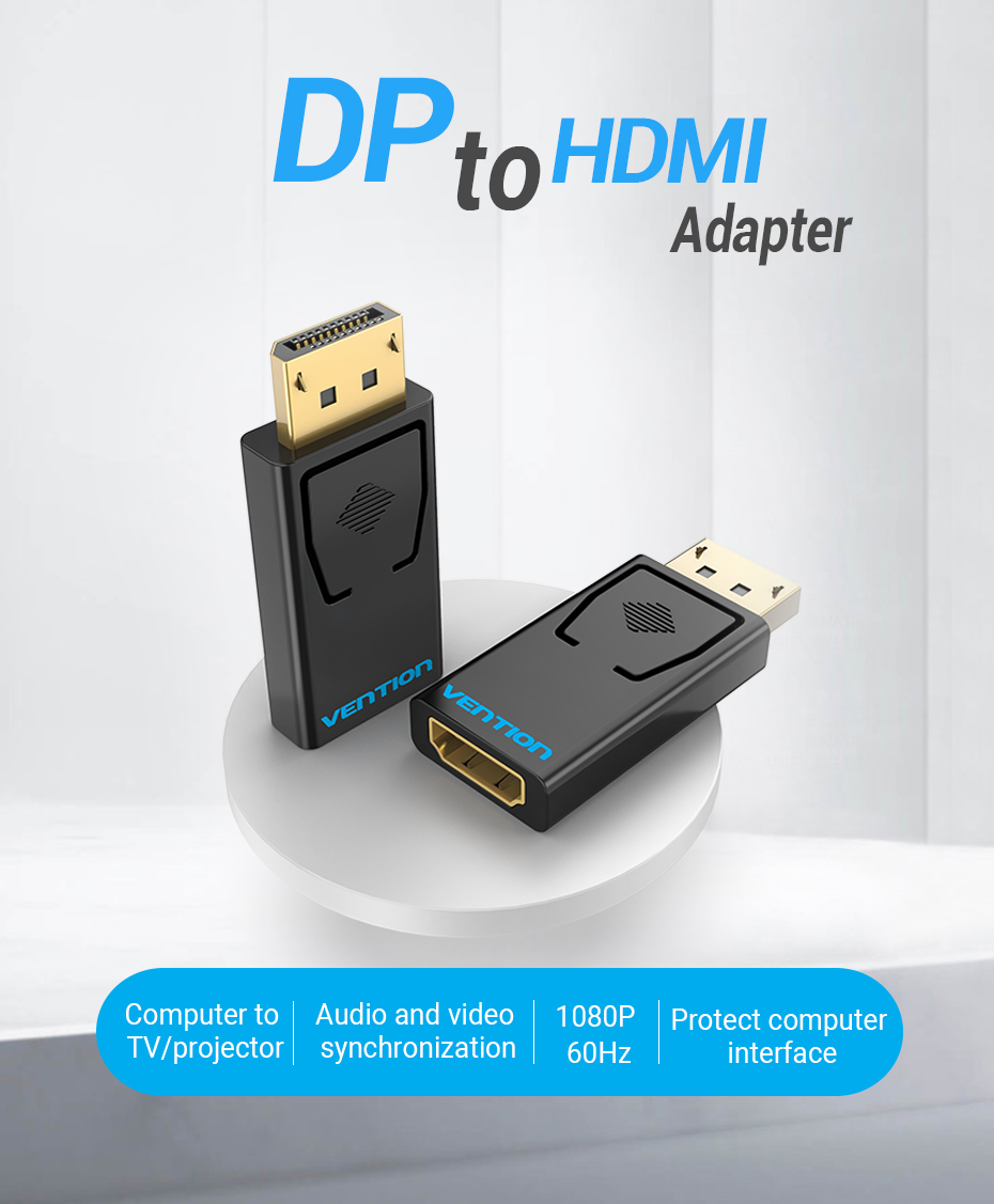 Vention DP to HDMI Adapter