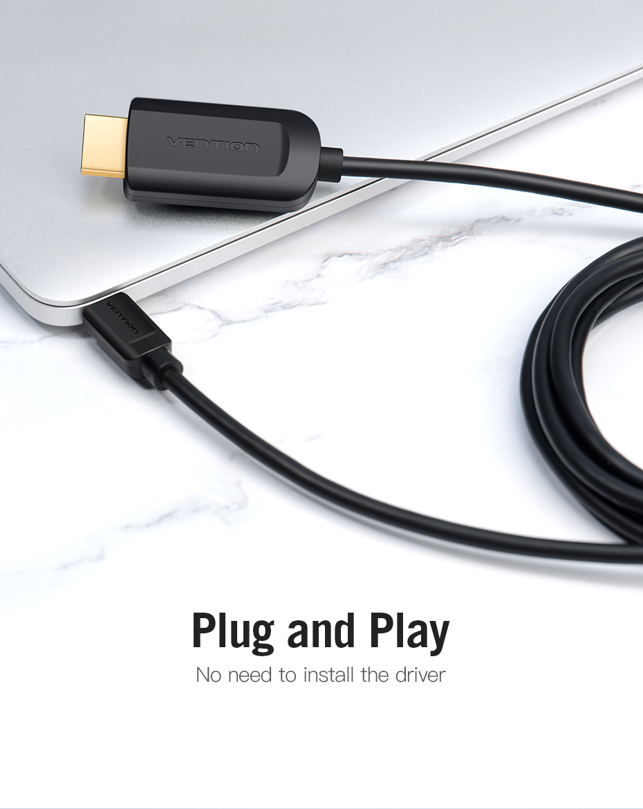 Vention Type-C to HDMI Cable 1.5M Black