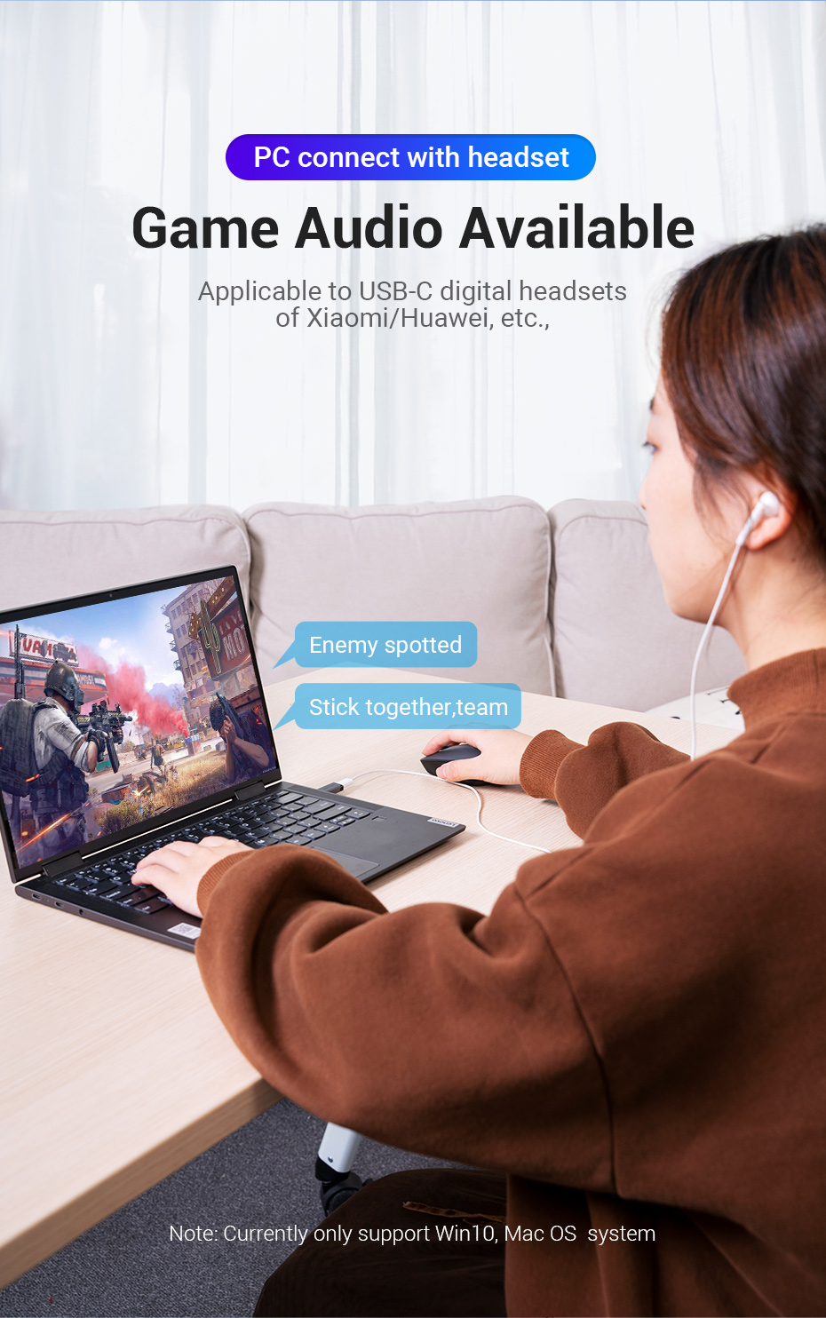 Vention USB 3.0 Male to USB-C Female Adapter