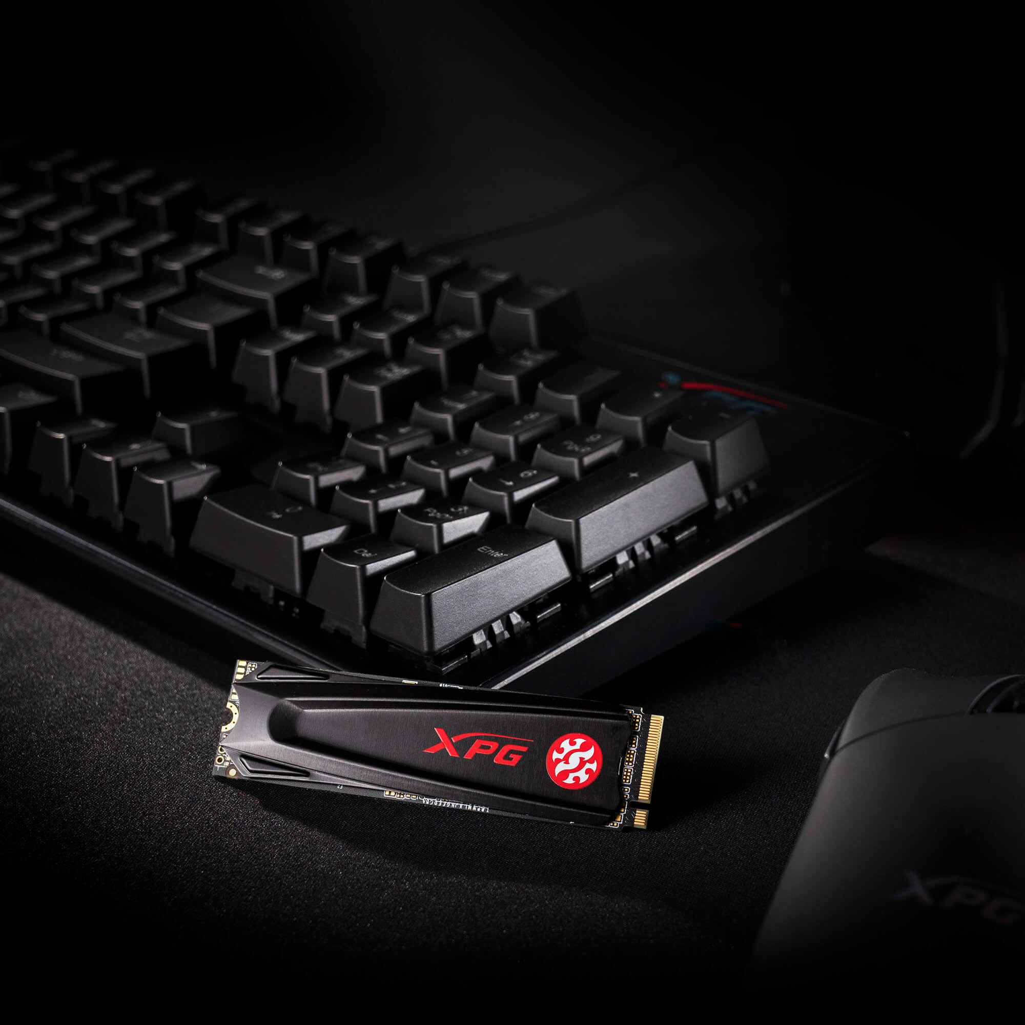 XPG Gammix S5 512GB PCIe 3D NAND PCIe Gen3x4 M.2 2280 NVMe 1.3 R/W up to 2100/1500MB/s SSD (AGAMMIXS5-512GT-C)
