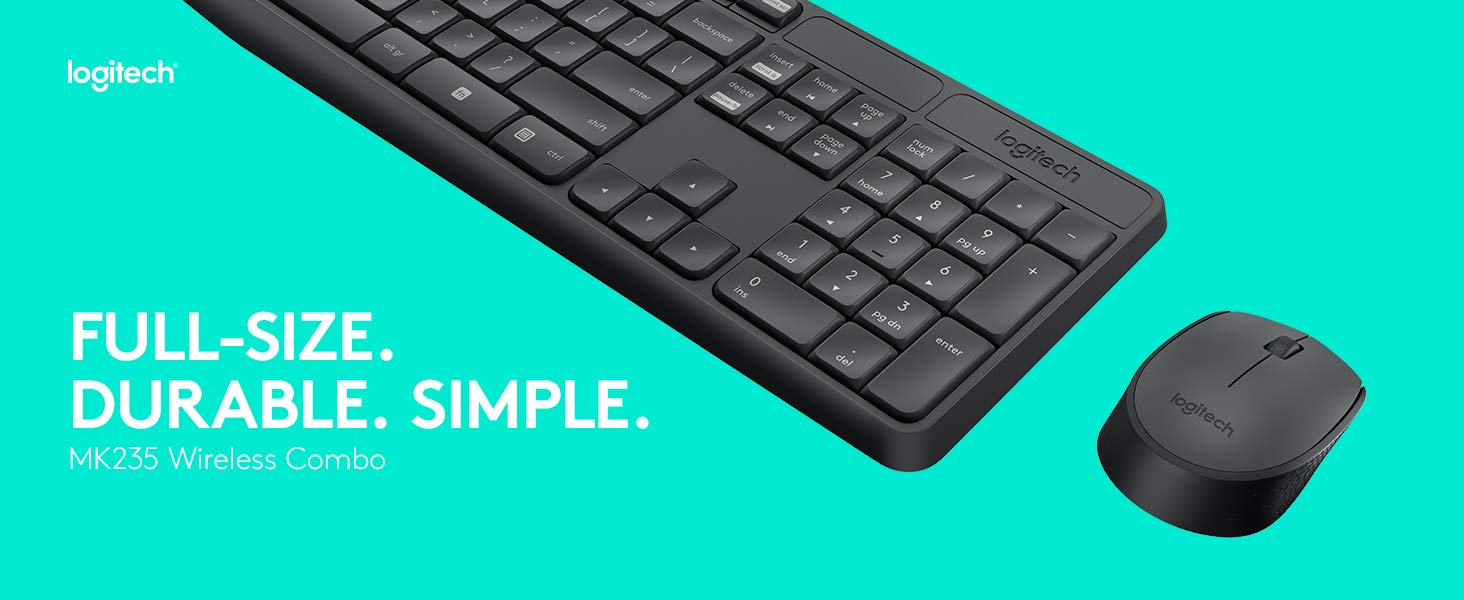 Logitech MK235 Wireless Keyboard and Mouse