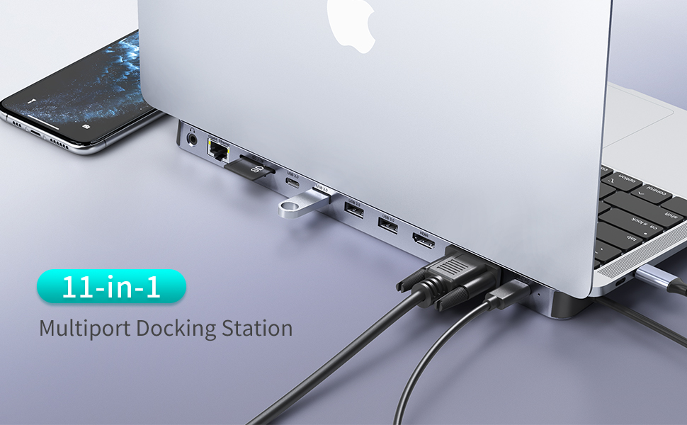 Choetech 11 In 1 USB Type C Docking Station