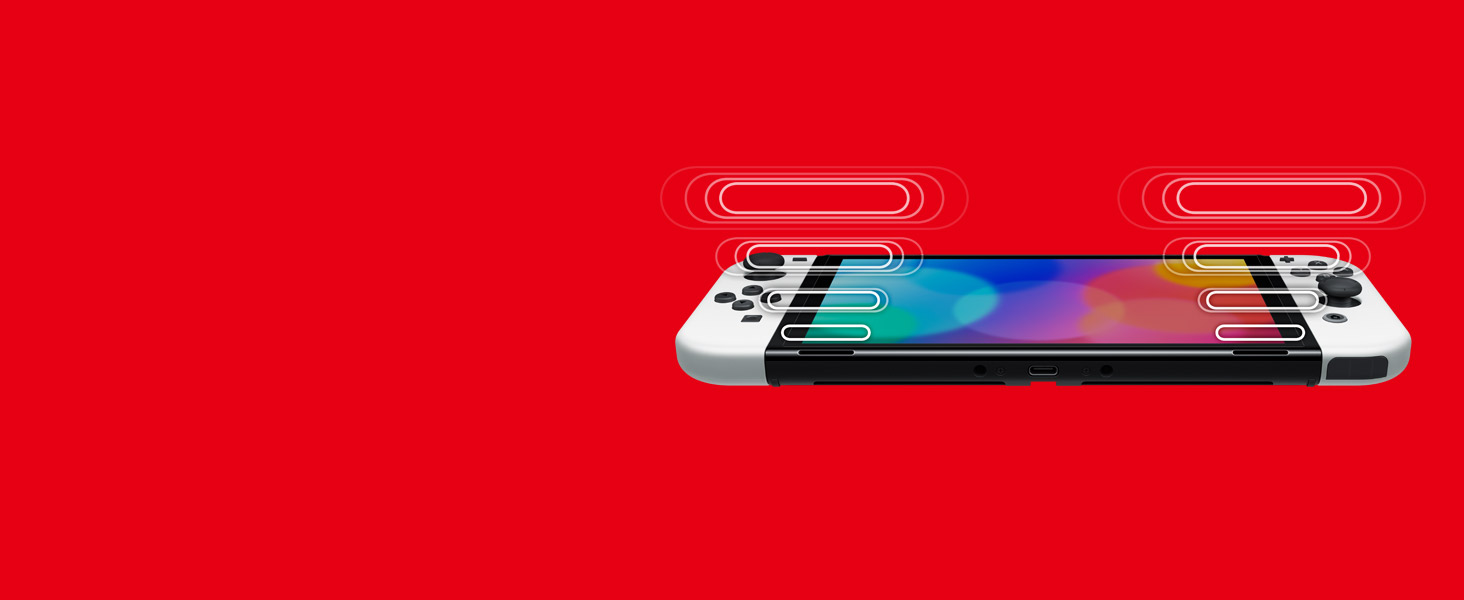 Nintendo Switch OLED  Blue and Red Joy-Con