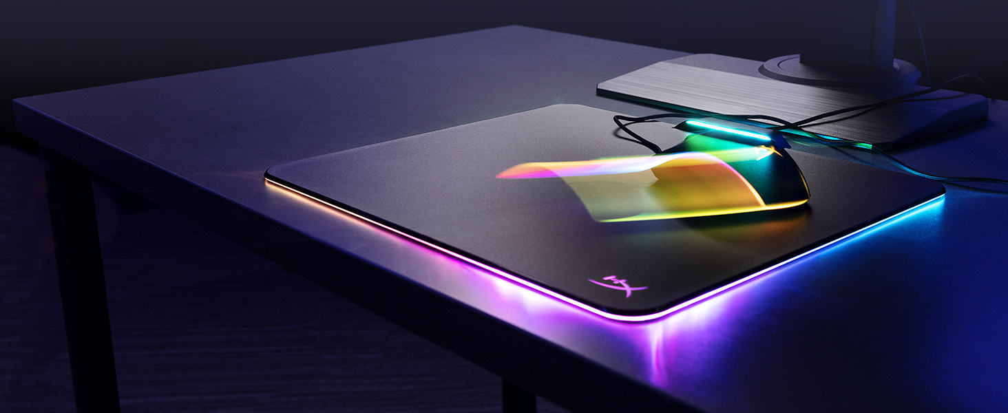 HyperX Fury Ultra – RGB Gaming Mouse Pad  Medium RGB