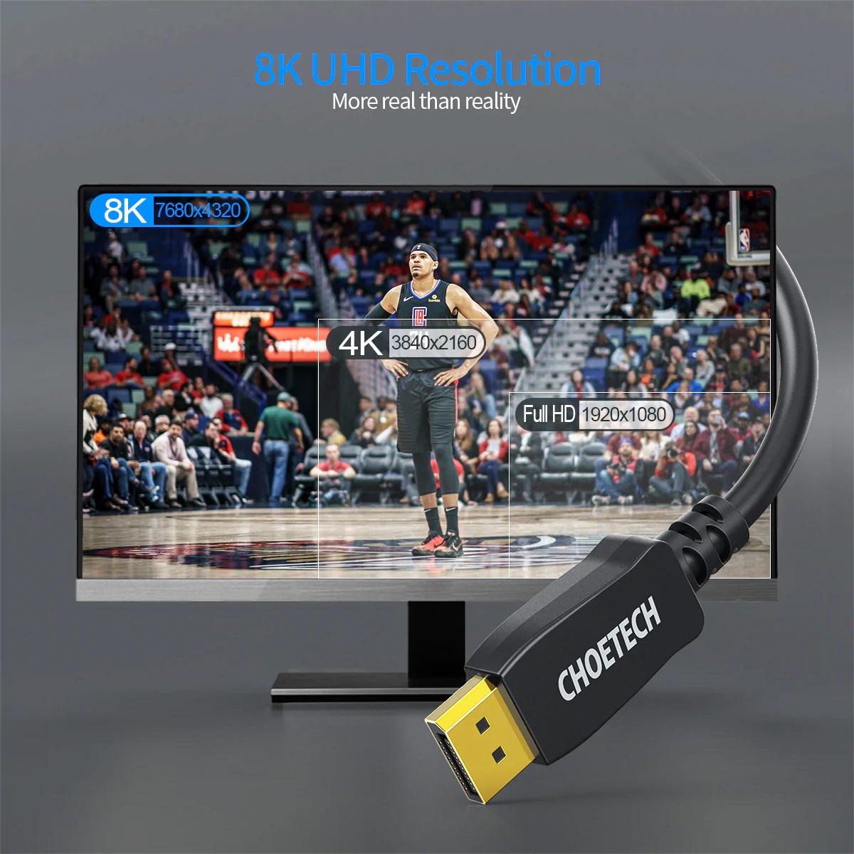 CHOETECH XDD01 8K 2M Display To Display CABLE