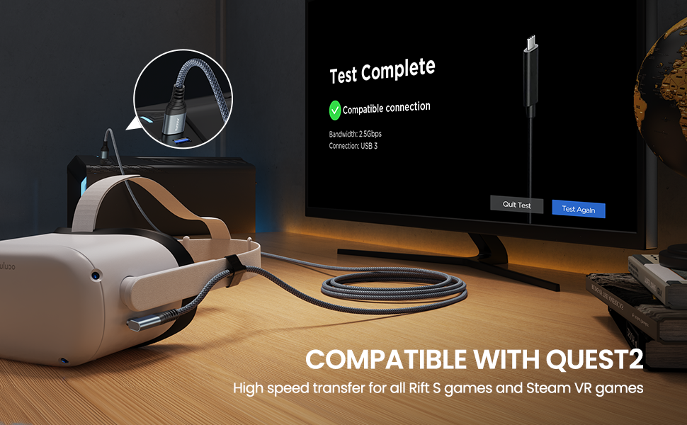 AINOPE USB 3.2 Gen 1 Oculus Quest 2 Link Cable – 5M