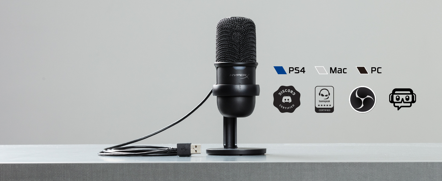 HyperX SoloCast  USB  Gaming Microphone