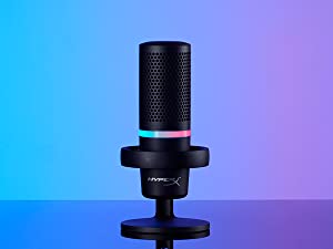HyperX DuoCast - USB Microphone (Black) - RGB Lighting