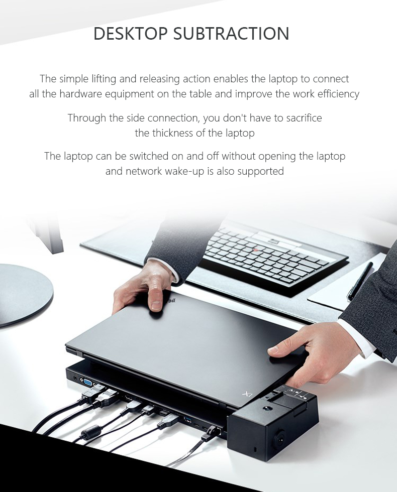 Lenovo ThinkPad Ultra Docking Station 135W (2x USB-C 3.1, 1x VGA, 1x HDMI 2.0, 2x DisplayPort)